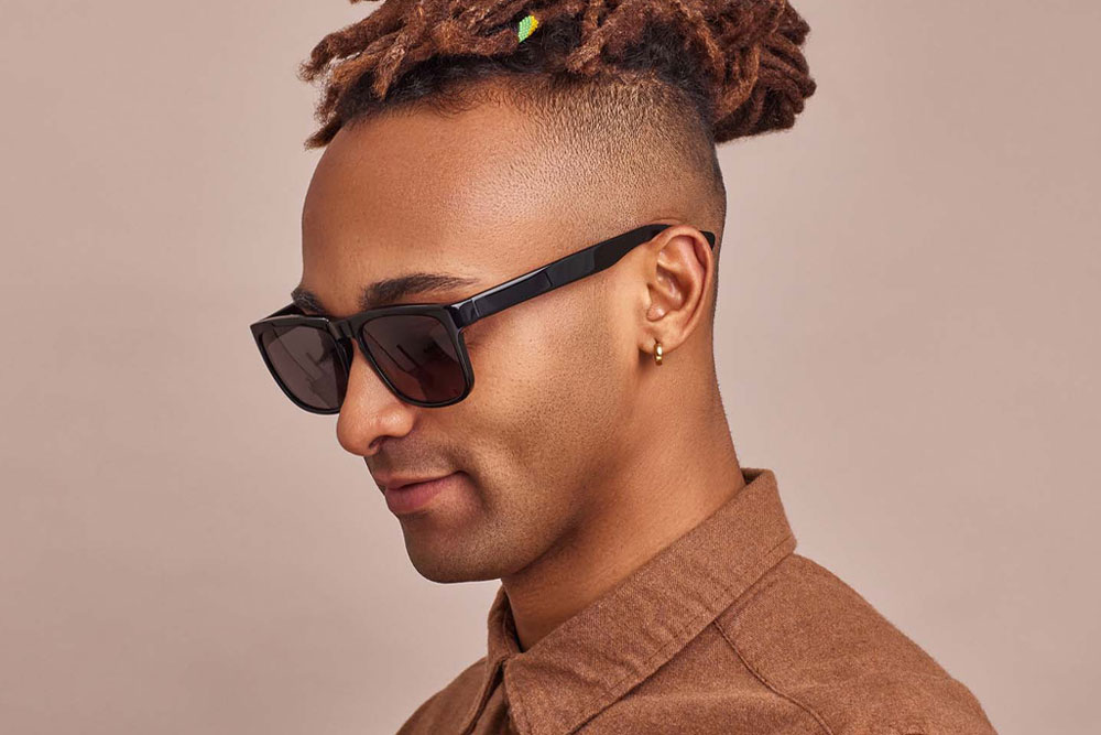 Squire frames made from Acetate material.