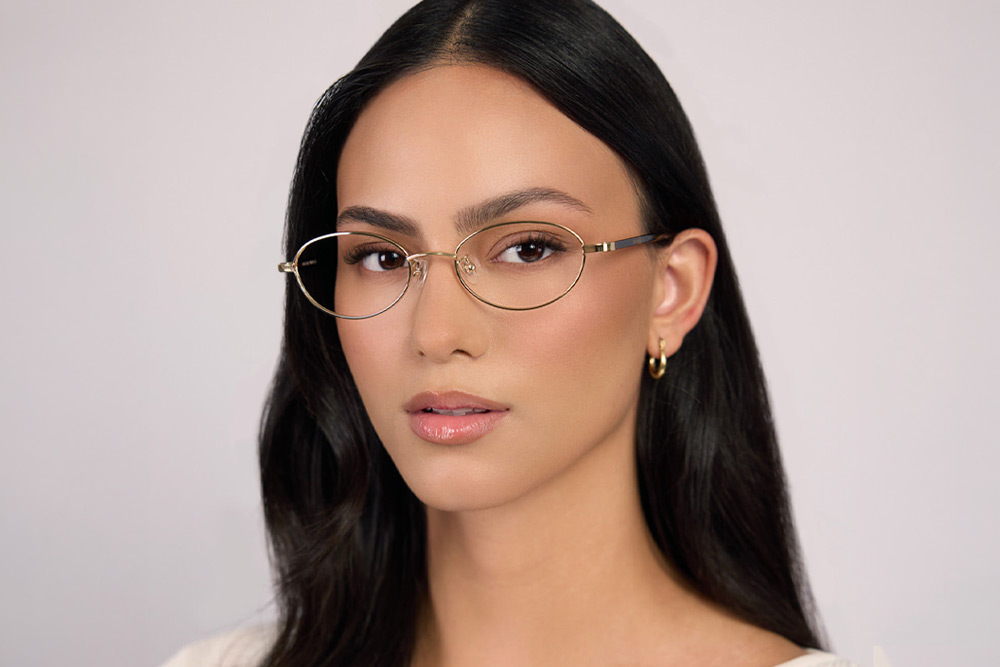 Kaycee stainess steel and acetate optical frame.